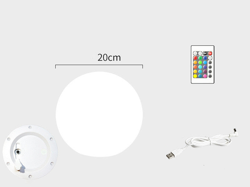 Led Luminous Ball Lights Outdoor Waterproof Colorful Lights Lawn Luminous Ball Garden Floor Lights Swimming Pool Floating Ball Lights