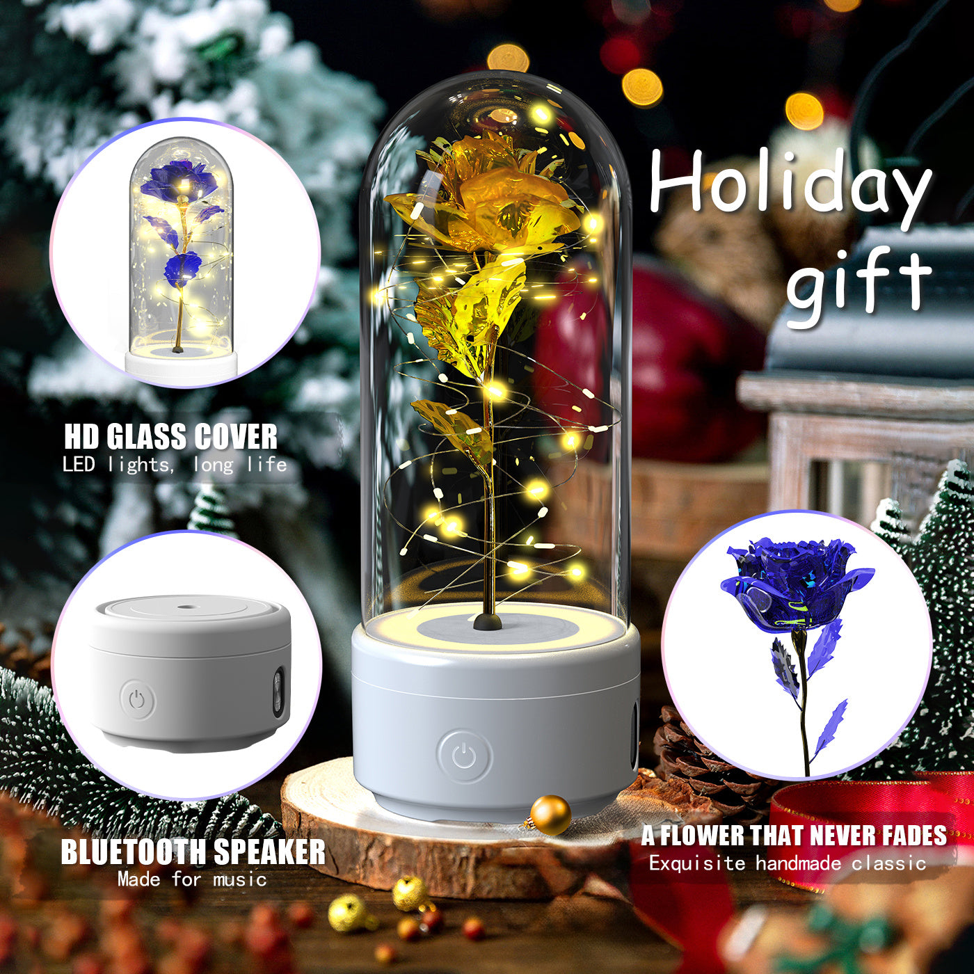 Rose LED Speaker